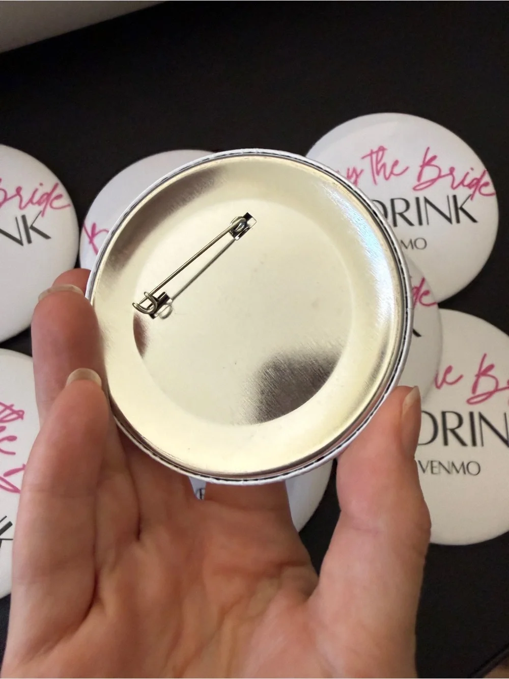 Bachelorette Party 'Buy the Bride a Drink' Party Buttons - personalize your own